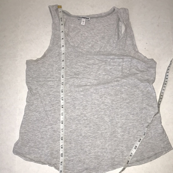 Express tank top, grey, size S/P little pockets in front - Picture 4 of 11